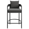Tahoe Outdoor Patio Patio Aluminum Counter Stools Set of 2 by Modway / EEI-8108