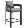 Tahoe Outdoor Patio Patio Aluminum Counter Stools Set of 2 by Modway / EEI-8108