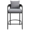 Tahoe Outdoor Patio Patio Aluminum Counter Stools Set of 2 by Modway / EEI-8108