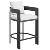 Tahoe Outdoor Patio Patio Aluminum Counter Stools Set of 2 by Modway / EEI-8108