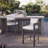 Tahoe Outdoor Patio Patio Aluminum Counter Stools Set of 2 by Modway / EEI-8108