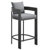 Tahoe Outdoor Patio Patio Aluminum Bar Chairs Set of 2 by Modway / EEI-8109