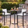 Tahoe Outdoor Patio Patio Aluminum Bar Chairs Set of 2 by Modway / EEI-8109