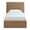 Pemberly Linen Blend Slipocovered Twin Size Storage Bed by Modway / MOD-7404