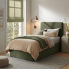 Pemberly Linen Blend Slipocovered Twin Size Storage Bed by Modway / MOD-7404