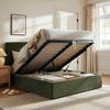Pemberly Linen Blend Slipcovered Queen Size Storage Bed by Modway / MOD-7406