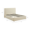 Pemberly Linen Blend Slipcovered King Size Storage Bed by Modway / MOD-7407