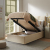 Pemberly Striped Fabric Slipcovered Twin Size Storage Bed by Modway / MOD-7408