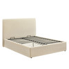 Pemberly Striped Fabric Slipcovered King Size Storage Bed by Modway / MOD-7411