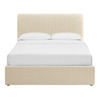 Pemberly Striped Fabric Slipcovered King Size Storage Bed by Modway / MOD-7411