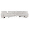Valle 6-Piece L-Shaped Power Reclining Sectional with Console Pearl / CS-603350P-SET