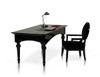 A&X Ambassador Transitional Black Crocodile Lacquer Office Desk / VGUNAA701-180