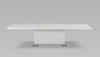 Modrest Bono "T" - Modern White Extendable Dining Table / VGGU-BONO2