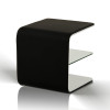 Spirit Contemporary Black and White Nightstand / VGEVBN007