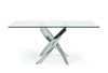 Modrest Pyrite Modern Rectangular Glass Dining Table / VGEWF2133EA