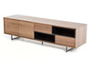 Modrest Torlonia Modern Walnut & Black TV Stand / VGBBMF1311A