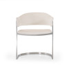 Modrest Allie Contemporary White Leatherette Dining Chair / VGVCB859A-WHT