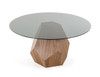 Modrest Rackham Mid-Century Walnut Round Dining Table / VGBBMI1501