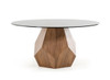 Modrest Rackham Mid-Century Walnut Round Dining Table / VGBBMI1501