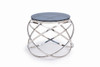 Modrest Tulare Contemporary Smoked Glass End Table / VGVCET829
