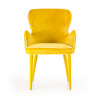 Modrest Tigard Mid-Century Yellow Fabric Dining Chair / VGEUMC-8883CH-A-YEL