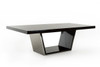 Modrest Christa Modern Ebony High Gloss Dining Table / VGHB220T