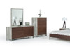 Nova Domus Conner Modern Dark Walnut & Faux Concrete Dresser / VGAN-CONNER-DSR-DK