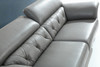 Divani Casa Perry Modern Grey Leather Sofa Set / VGBNS-9199-GRY