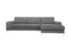 Divani Casa Forli - Modern Grey Fabric Right Facing Sectional Sofa / VGMB-1071B-GRY-RAF