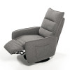 Divani Casa Fairfax Modern Grey Fabric Recliner Chair / VGMB-R033-GRY