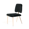 Candace - Modern Black Faux Fur Dining Chair (Set of 2) / VGVCB815-BLK