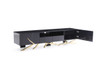 Modrest Legend Modern Black & Gold 79" TV Stand / VGVCTV8111-BLK