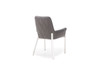 Modrest Robin Modern Grey Bonded Leather Dining Chair / VGVCB8366-GRY