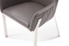 Modrest Robin Modern Grey Bonded Leather Dining Chair / VGVCB8366-GRY