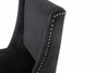 Modrest Alexia Modern Black & Rosegold Dining Chair / VGVCB8356-BLK