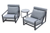 Renava Boardwalk Outdoor Grey Lounge Chair Set / VGGES0278-GRY