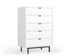 Nova Domus Valencia Contemporary White Chest / VGMABR-76-CHEST