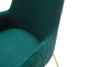 Modrest Robin Modern Green Velvet & Gold Dining Chair / VGVCB8366-GRNGLD