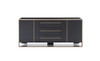 Nova Domus Cartier Modern Black & Rosegold Buffet / VGVCG-A002