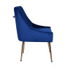 Modrest Castana Modern Blue Velvet & Gold Dining Chair (Set of 2) / VGRH-RHS-DC-101-BLU