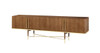 Modrest Bernard Mid-Century Modern Walnut & Gold Buffet / VGCSSB-17118