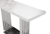 Modrest Kingsley Modern Marble & Stainless Steel Console Table / VGVCK8933-STL
