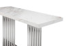 Modrest Kingsley Modern Marble & Stainless Steel Console Table / VGVCK8933-STL