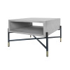 Modrest Walker Modern Concrete & Metal Coffee Table / VGLBROKY-CF63