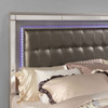 BRACHIUM Cal.King Bed, Silver / CM7977SV-CK-BED