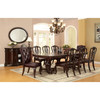 BELLAGIO 9 Pc. Dining Table Set / CM3319T-9PC-LEATHER