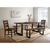 DULCE 6 Pc. Dining Table Set w/ Bench / CM3604T-6PC