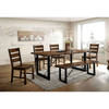 DULCE 6 Pc. Dining Table Set w/ Bench / CM3604T-6PC