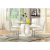 LODIA 5 Pc. Round Dining Table Set / CM3825WH-RT-5PC