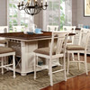 SABRINA 7 Pc.  Counter Ht. Dining Table Set / CM3199WC-PT-7PC